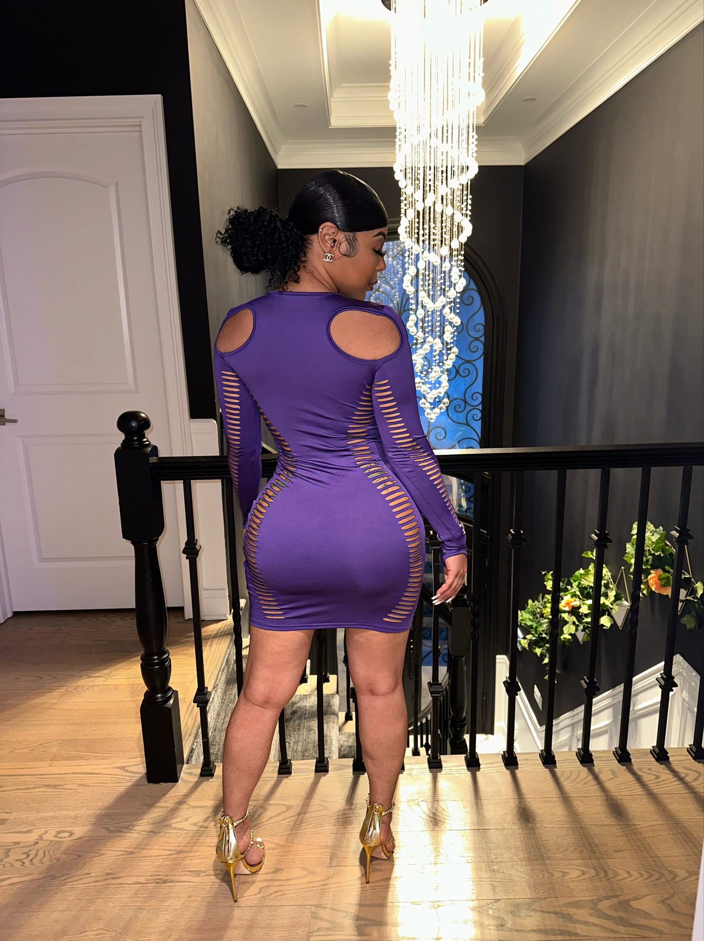“Demon time” dress(Purple)