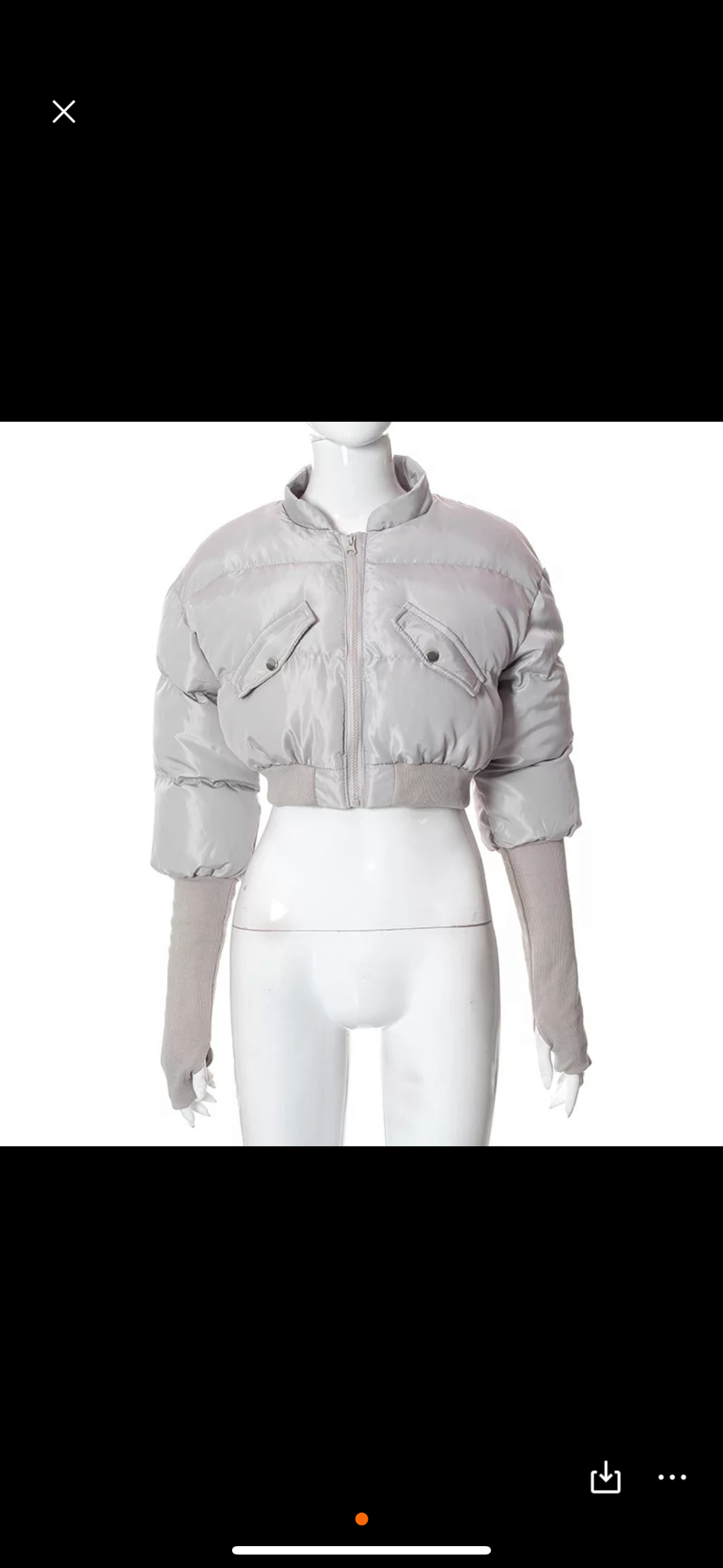 “NY” crop jacket