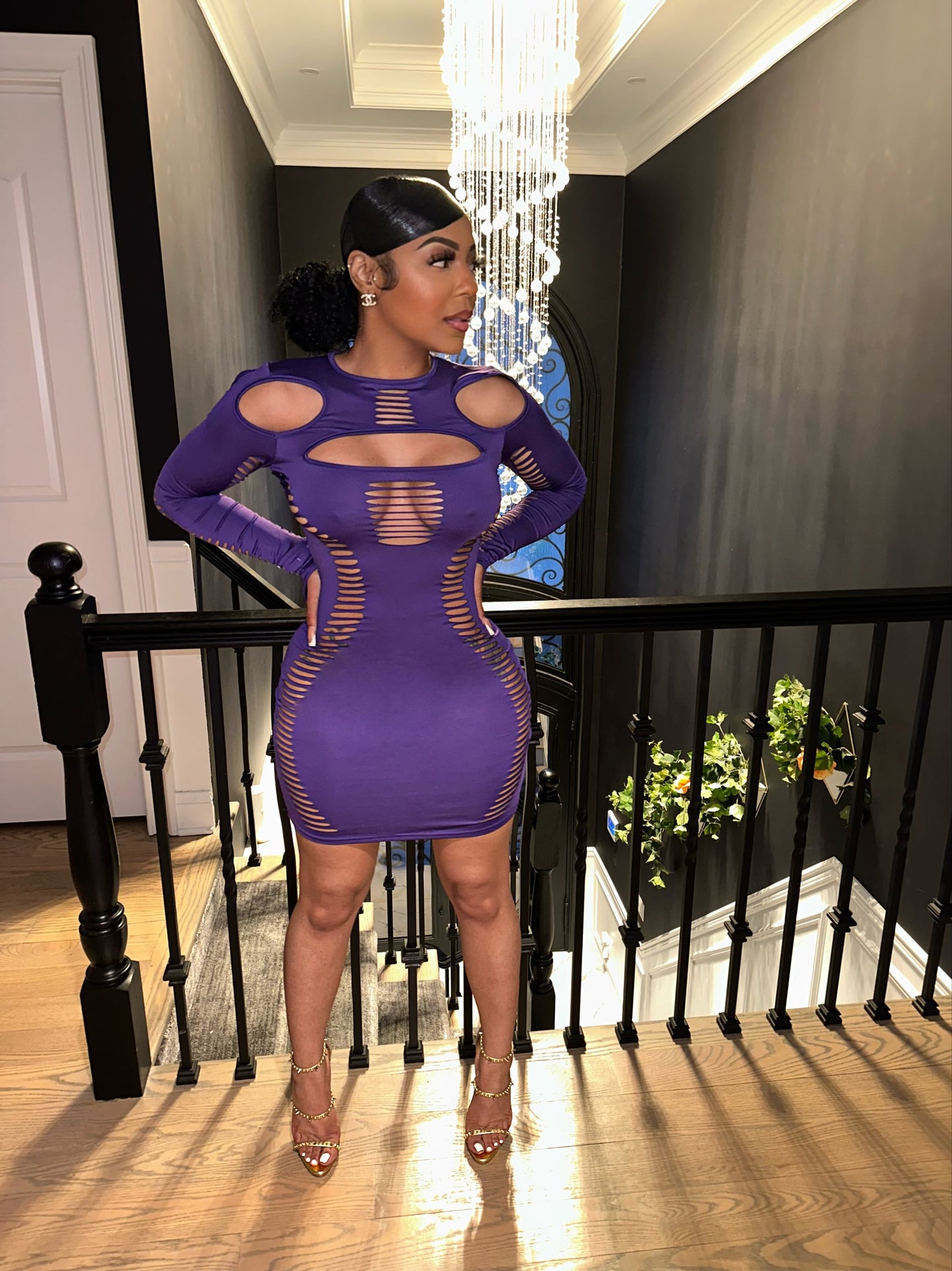 “Demon time” dress(Purple)