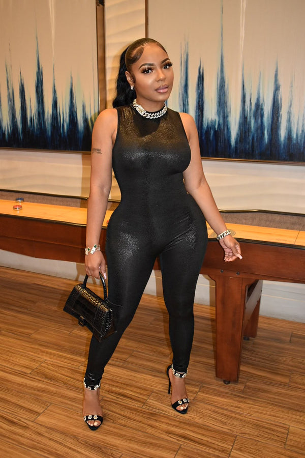 “Black Ice” jumpsuit