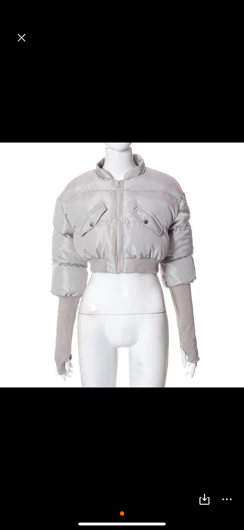 “NY” crop jacket