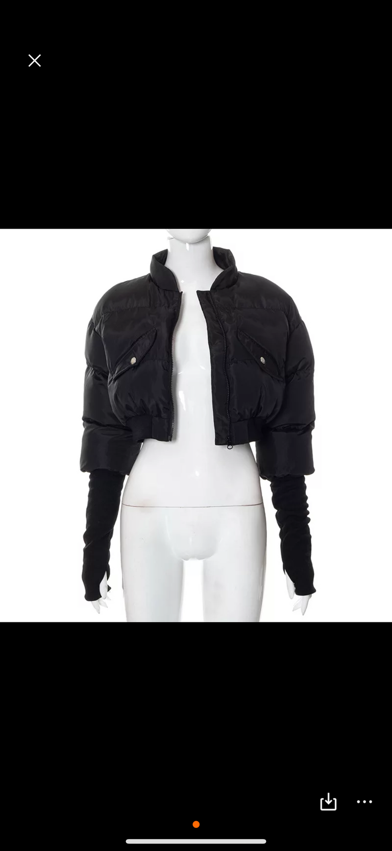 “NY” crop jacket